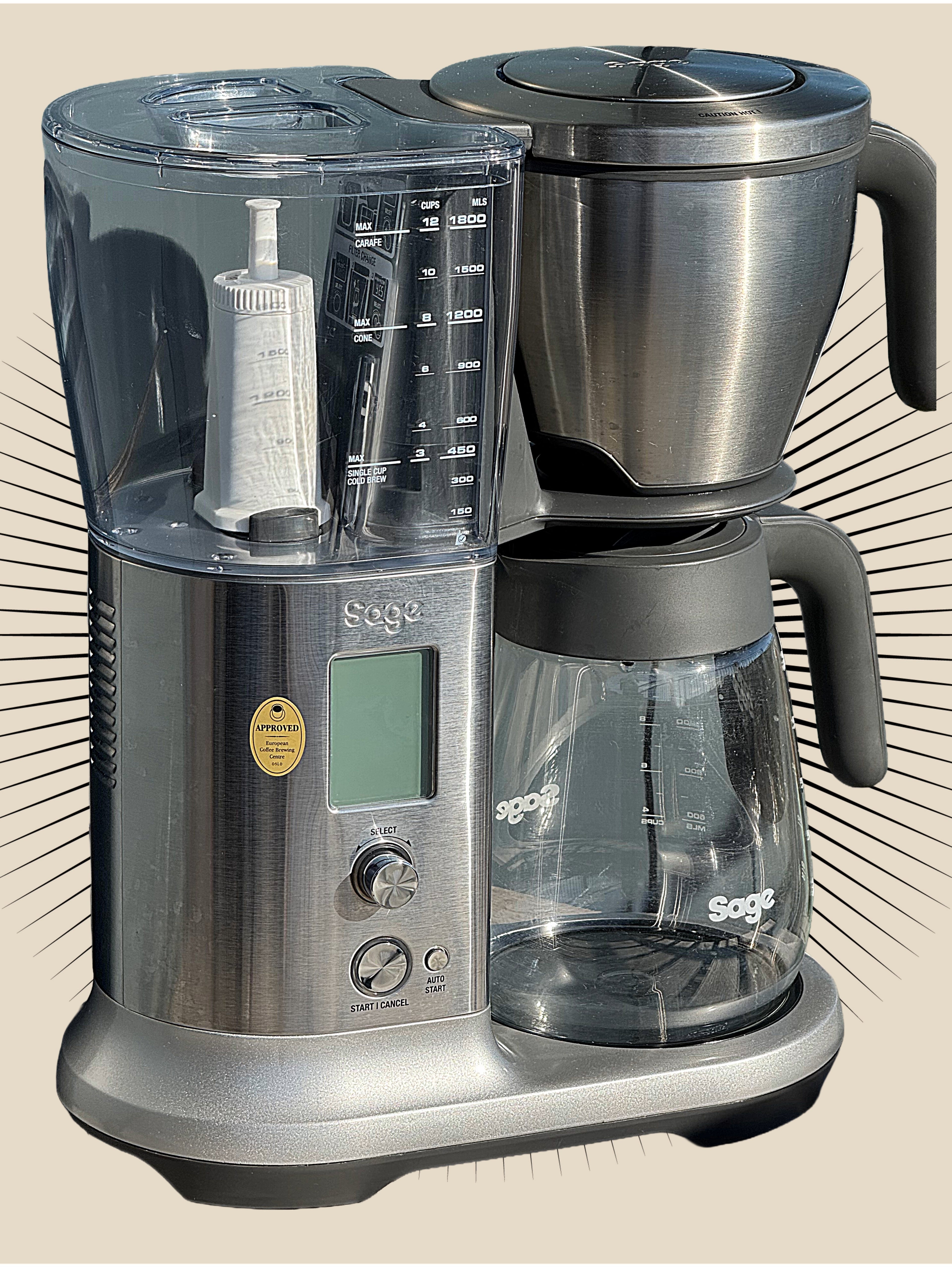 Sage Precision brewer glas front