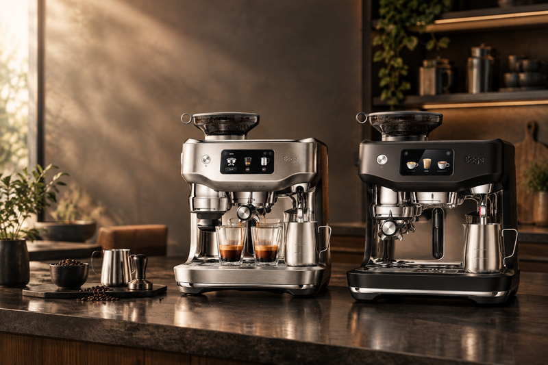 Sage Oracle Dual Boiler vs. Oracle Jet – hvilken espressomaskine skal du vælge?