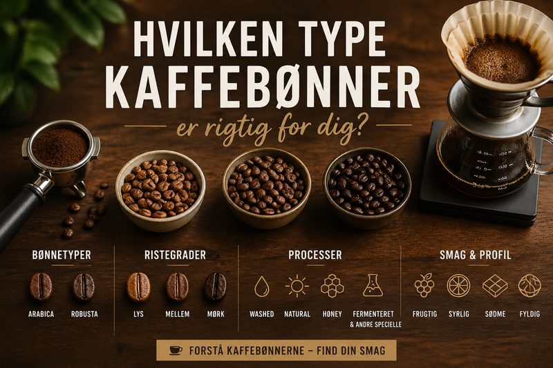 Kaffebønner type