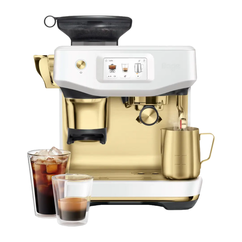 NYHED! Sage Barista Touch Impress Cold Brew i Guld og hvid