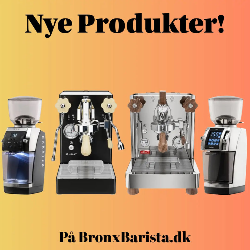Fabriksnye produkter hos BronxBarista!