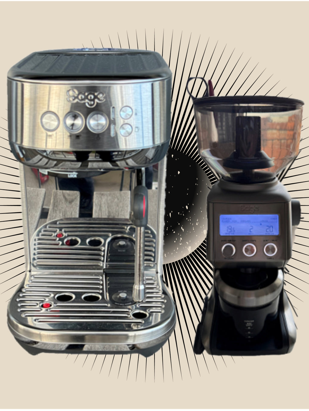 Bambino plus and smart grinder pro