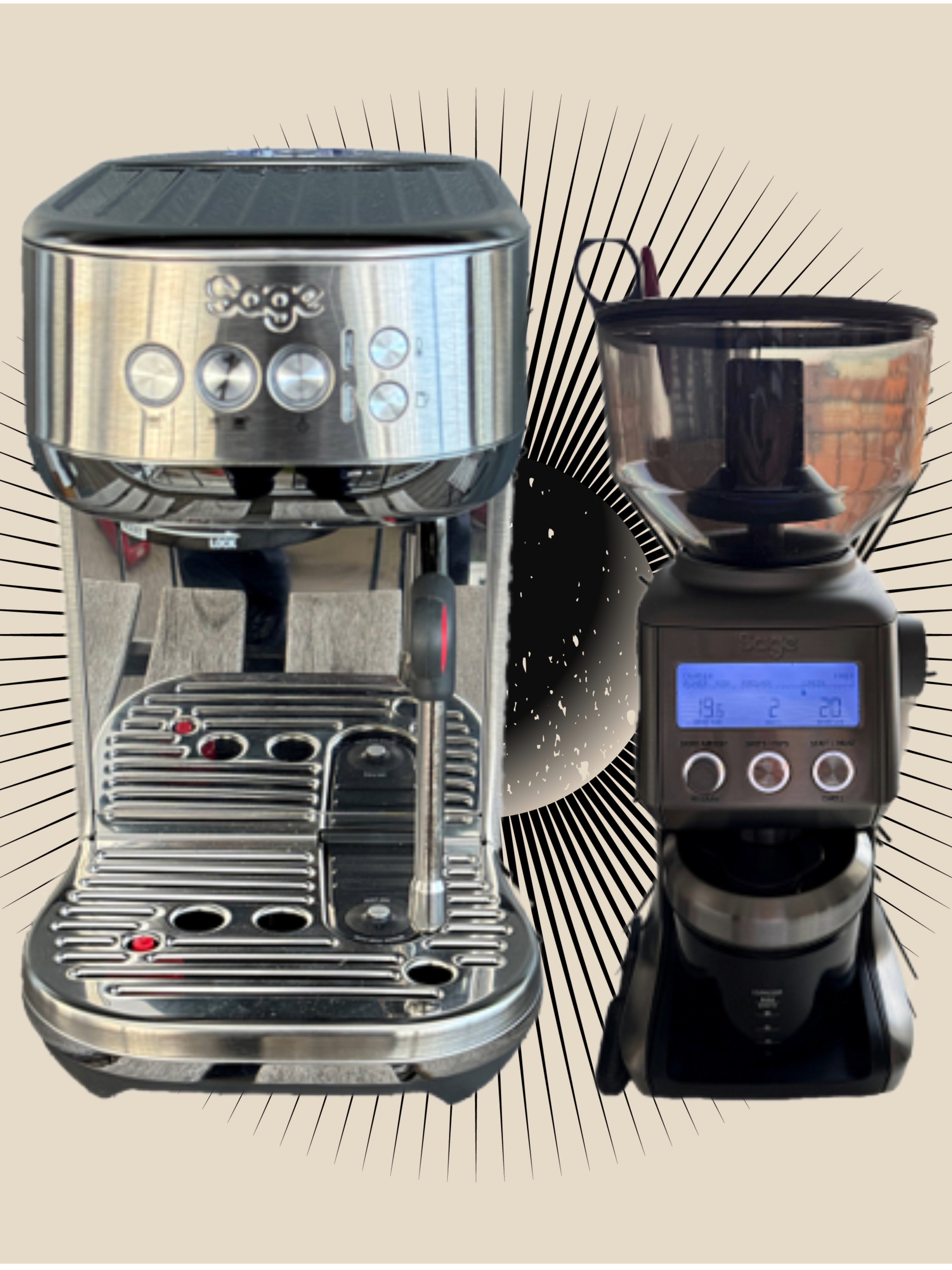 Bambino plus and smart grinder pro