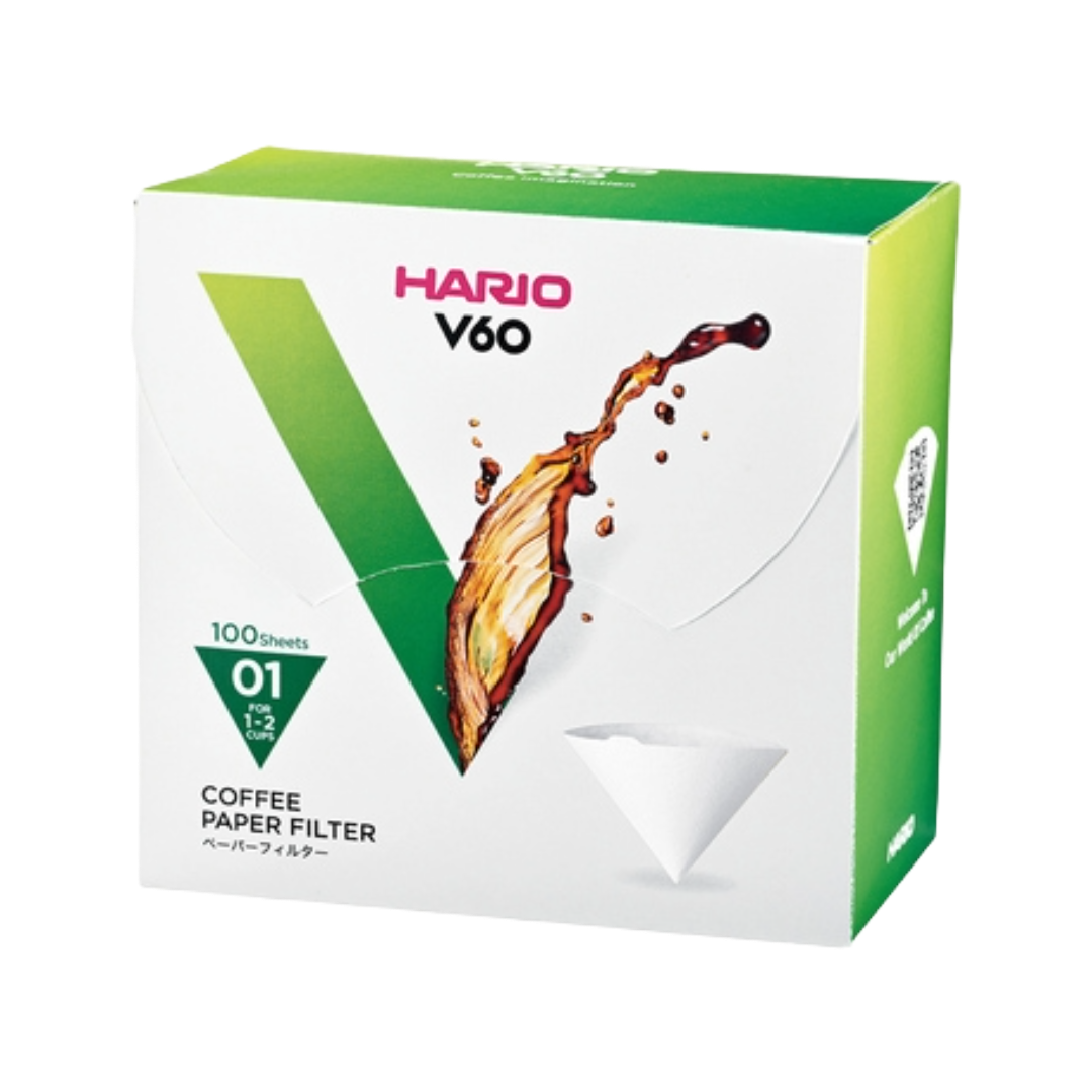 Hario V60-01 blegede filtre 100 stk