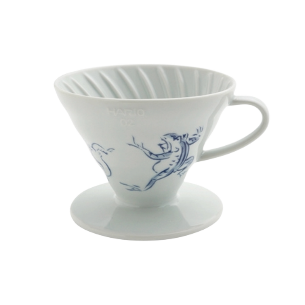 Hario V60-02 Tachikichi Choju dripper forside