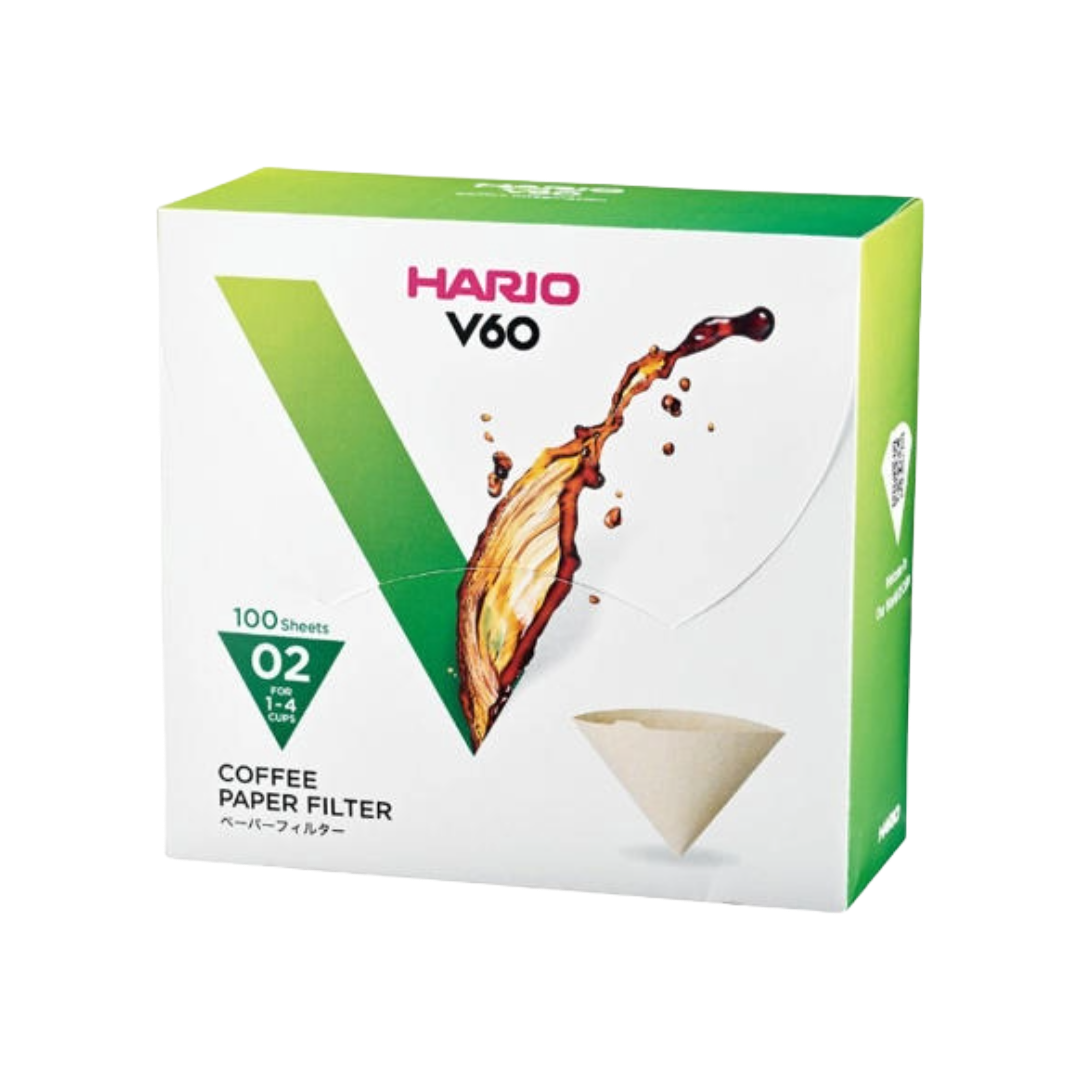 Hario V60-02 filter ubleget