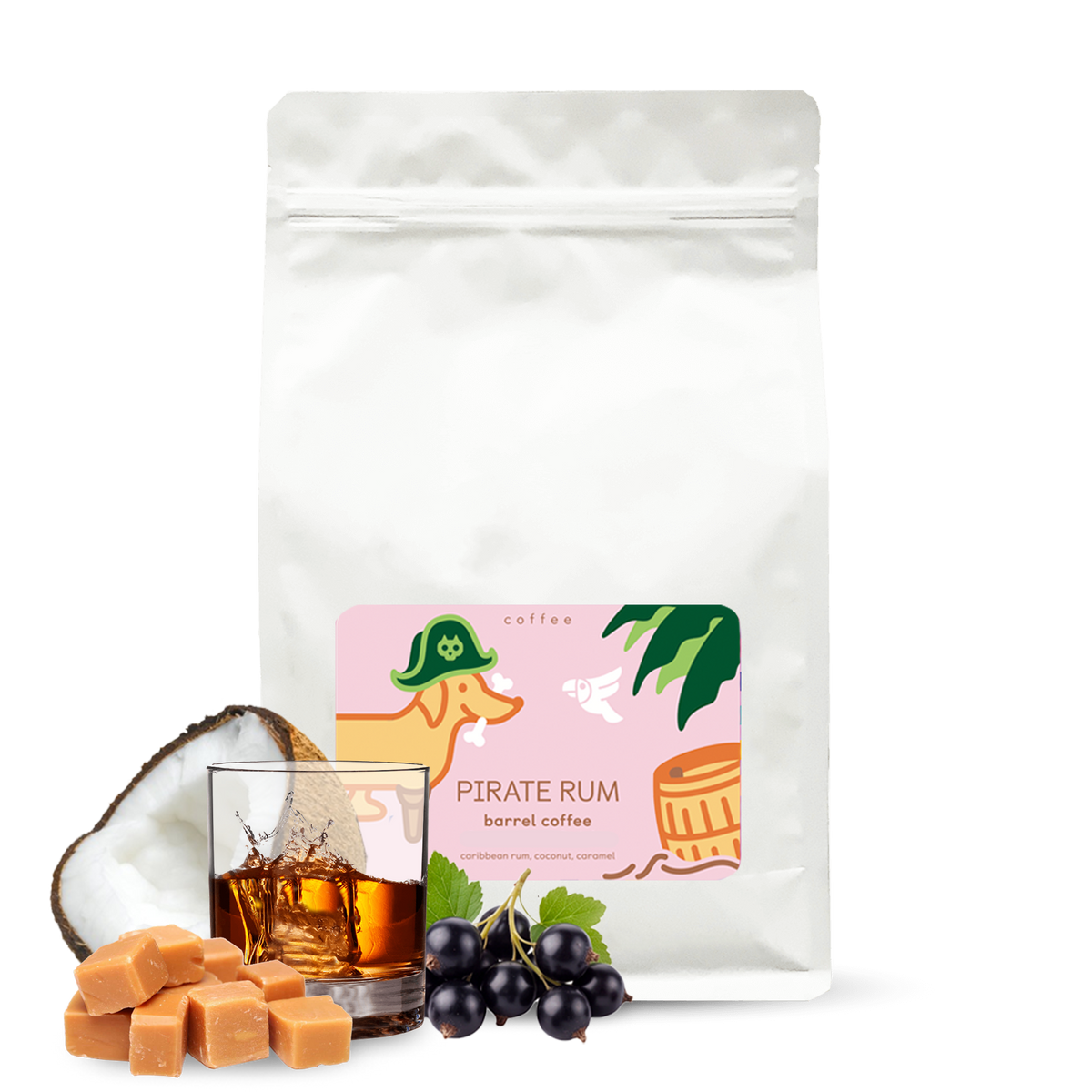 Pirate Rum fra The Naughty Dog 1000g