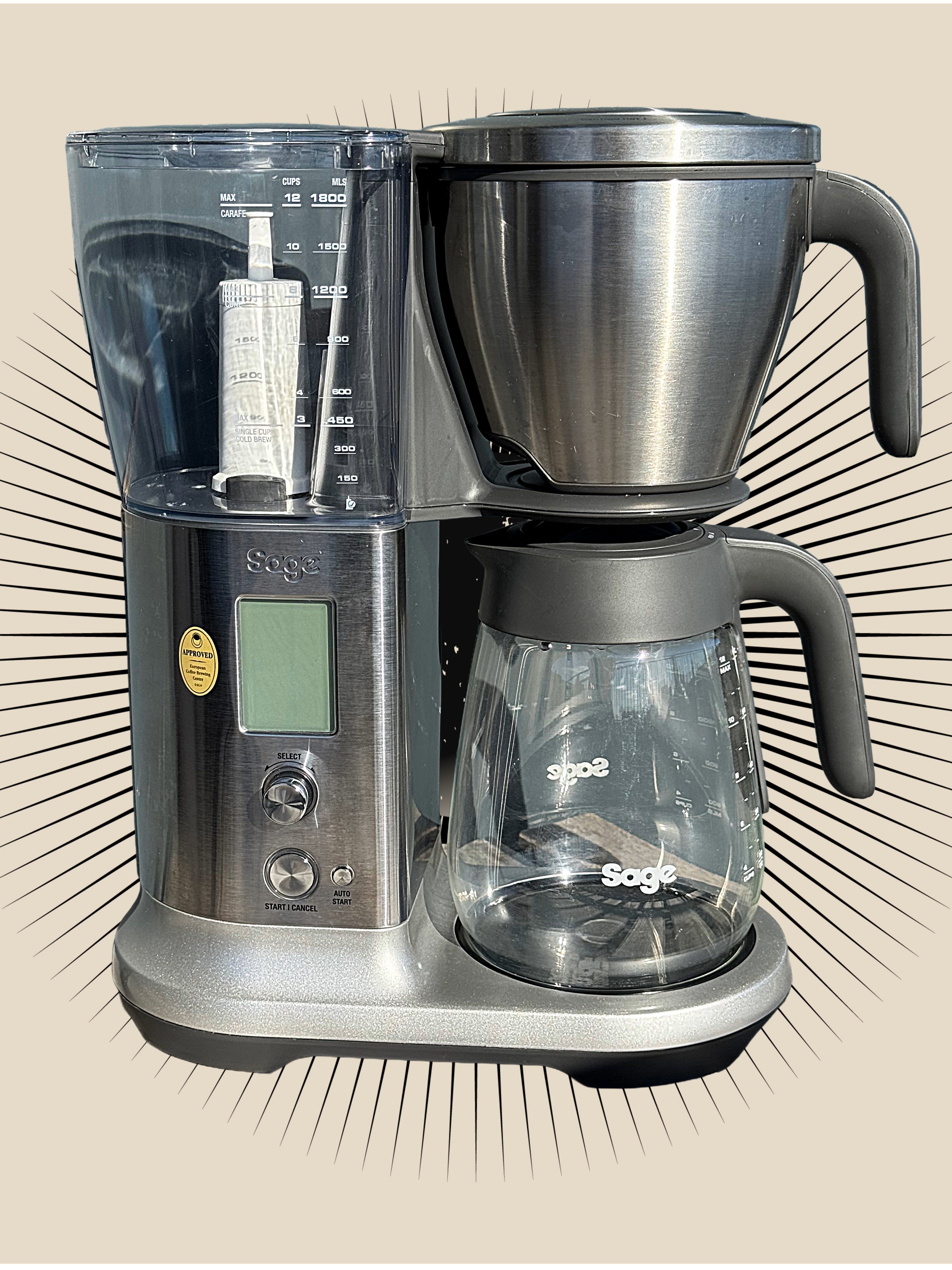 Sage Precision brewer glas