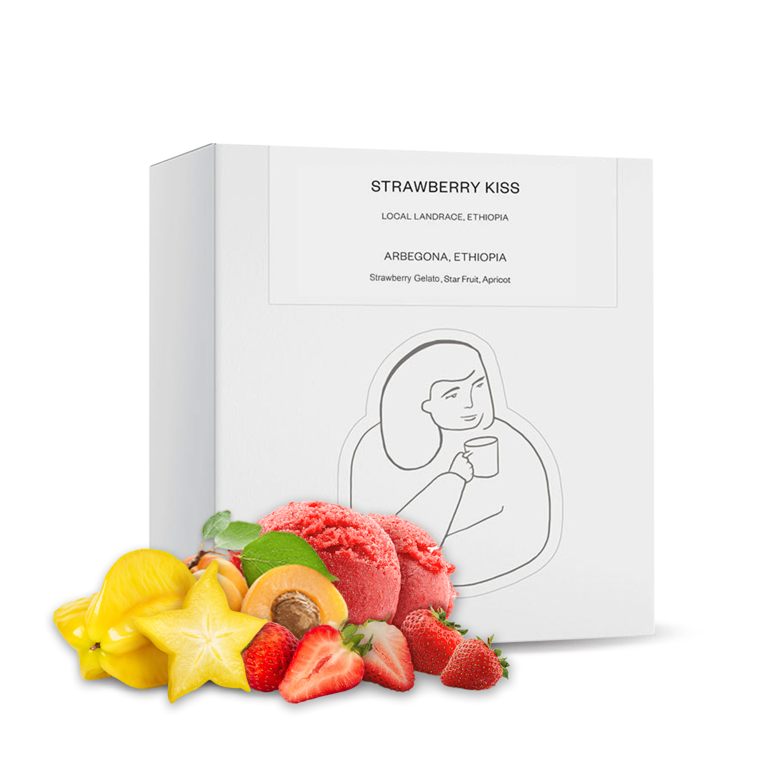 Strawberry kiss 250g filter fra DAK