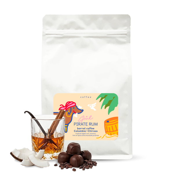 The Naughty Dog Girl-Pirate Rum 1000g - Specialty kaffe