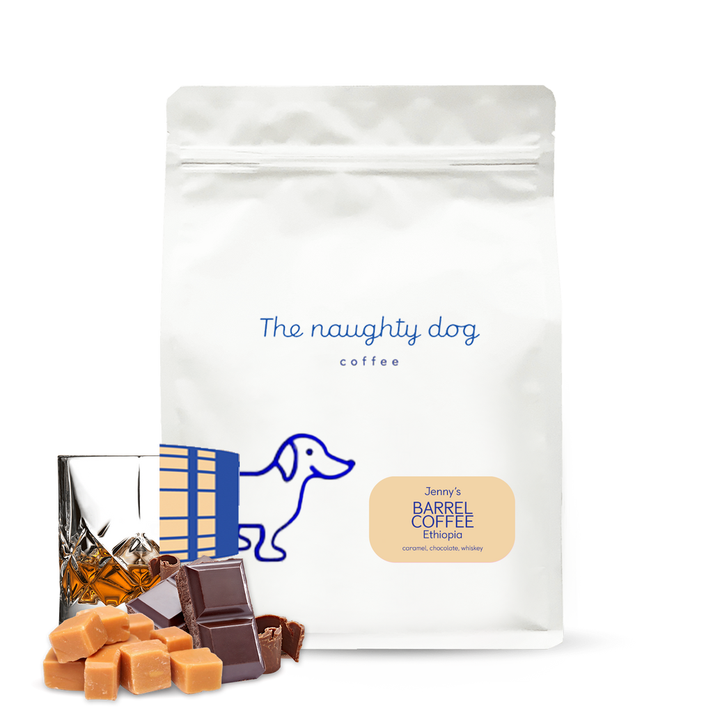 The Naughty Dog Jenny's Barrel 1000g - Specialty kaffe