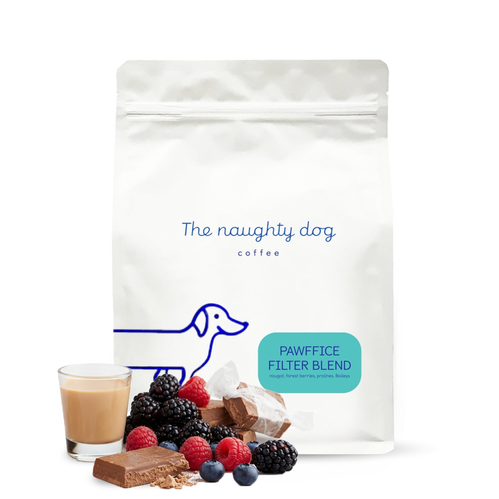 The Naughty Dog Pawffice Filter Blend 1000g - Specialty Kaffe