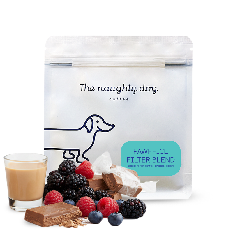 The Naughty Dog Pawffice Filter Blend 200g - Specialty Kaffe