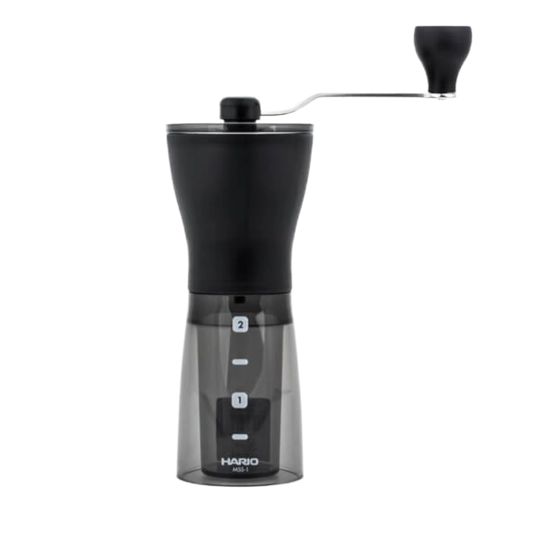 Hario Mini Slim Plus håndkværn – Kompakt kværn til frisk kaffe overalt Hario